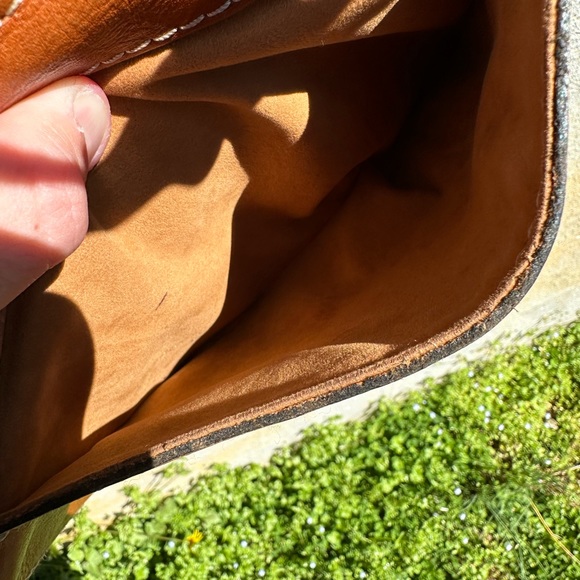 Patricia Nash Brown Smooth London Leather Saddle Crossbody Bag - Picture 6 of 10